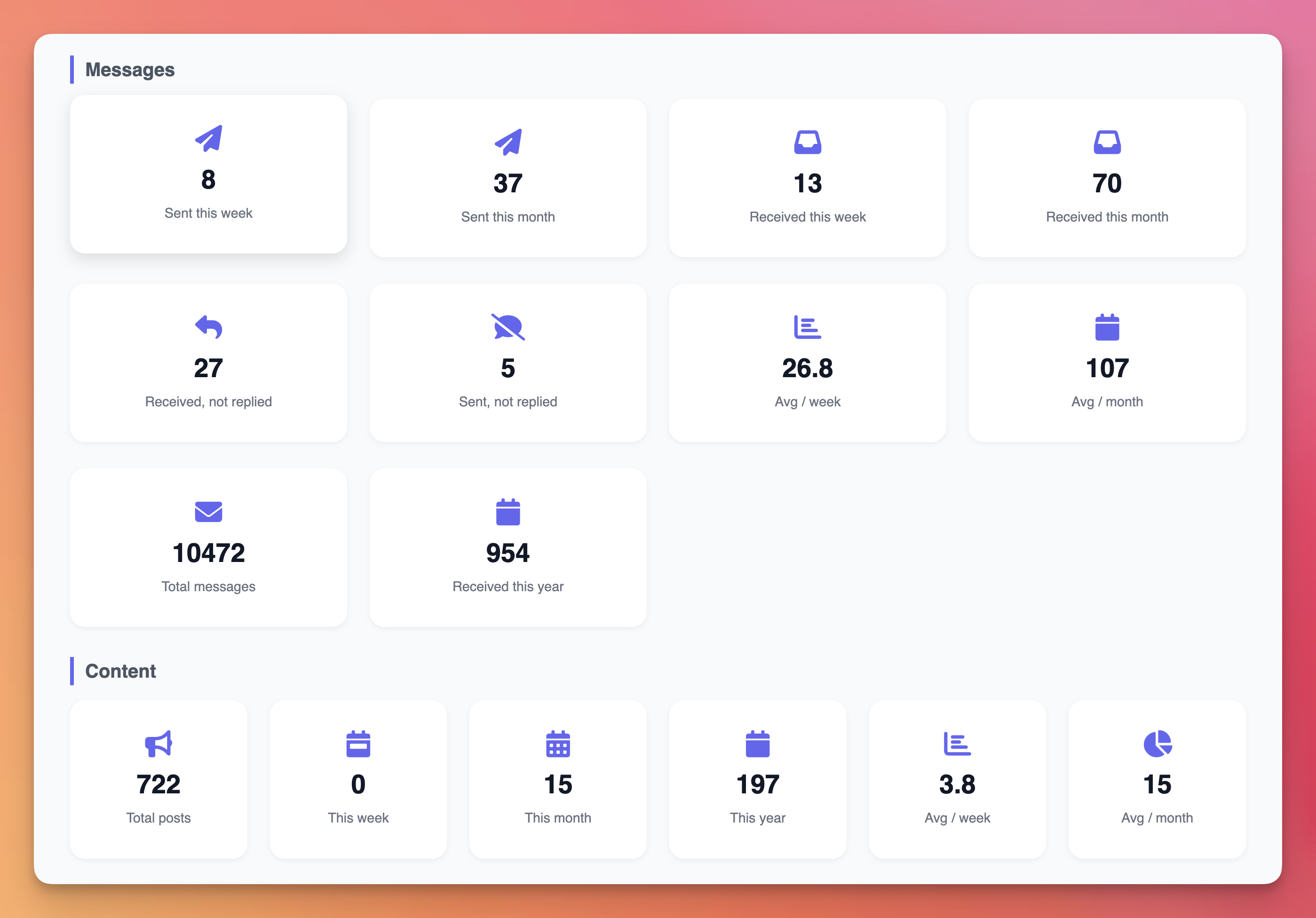 MySocialDash screenshot